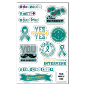 Sexual Assault Awareness Tech Decals