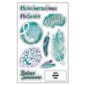 Sexual Assault Awareness ech Decals - Native