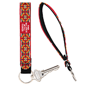 Rococo Key Ring Wrist Strap  - Native