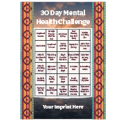 30 Day Mental Health Challenge Magnet - Native
