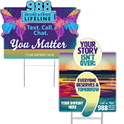 Suicide Awareness Yard Sign